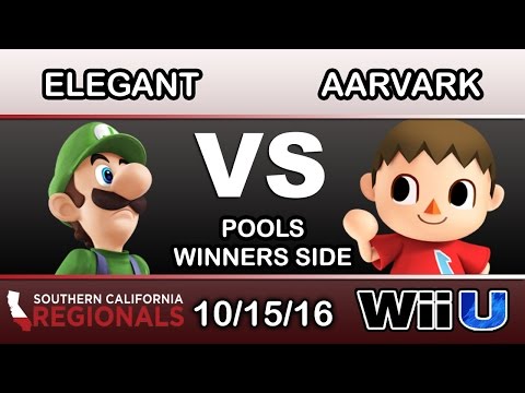 SCR 2016 - eM | Elegant (Luigi) Vs Aarvark (Villager) Pools Winners Side - Smash Wii U