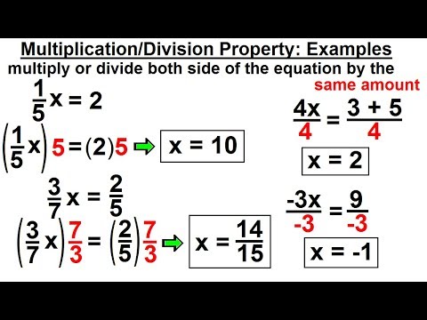 Algebra Ch 1 Linear Equation 1 of 21 What is a Linear Equation