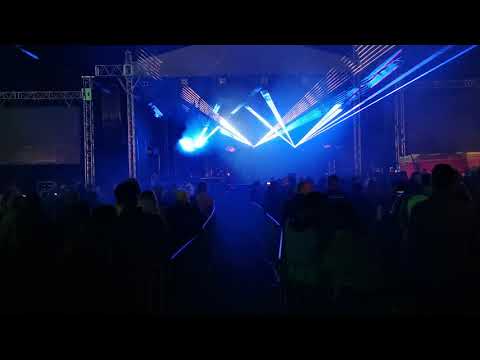 Pierwsze 3 minuty Laser Show - Jarmark św. Michała 2019