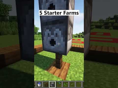 Insane Minecraft Starter Farm Hack for Beginners!! #GameSphereX