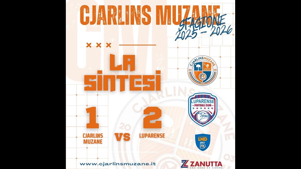 LA SINTESI DI CJARLINS MUZANE-LUPARENSE