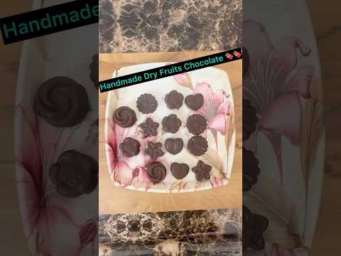 Handmade Dry Fruits Chocolate🍫🍫 #shorts #shortsvideo #handmadechocolates