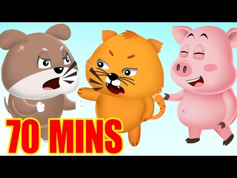 Popular Nursery Rhymes Songs with Lyrics and Action for Children & Babies - Animation For Kids