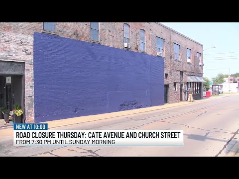 Downtown Jonesboro road to close for mural painting