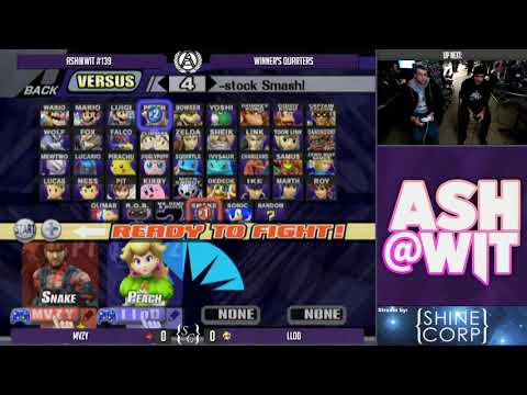Mvzy (Snake) vs lloD (Peach) - ASH@WIT #140 PM Winner's Quarters