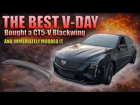Husband Buys Himself a CT5-V Blackwing for Valentine’s Day… And Immediately Mods It