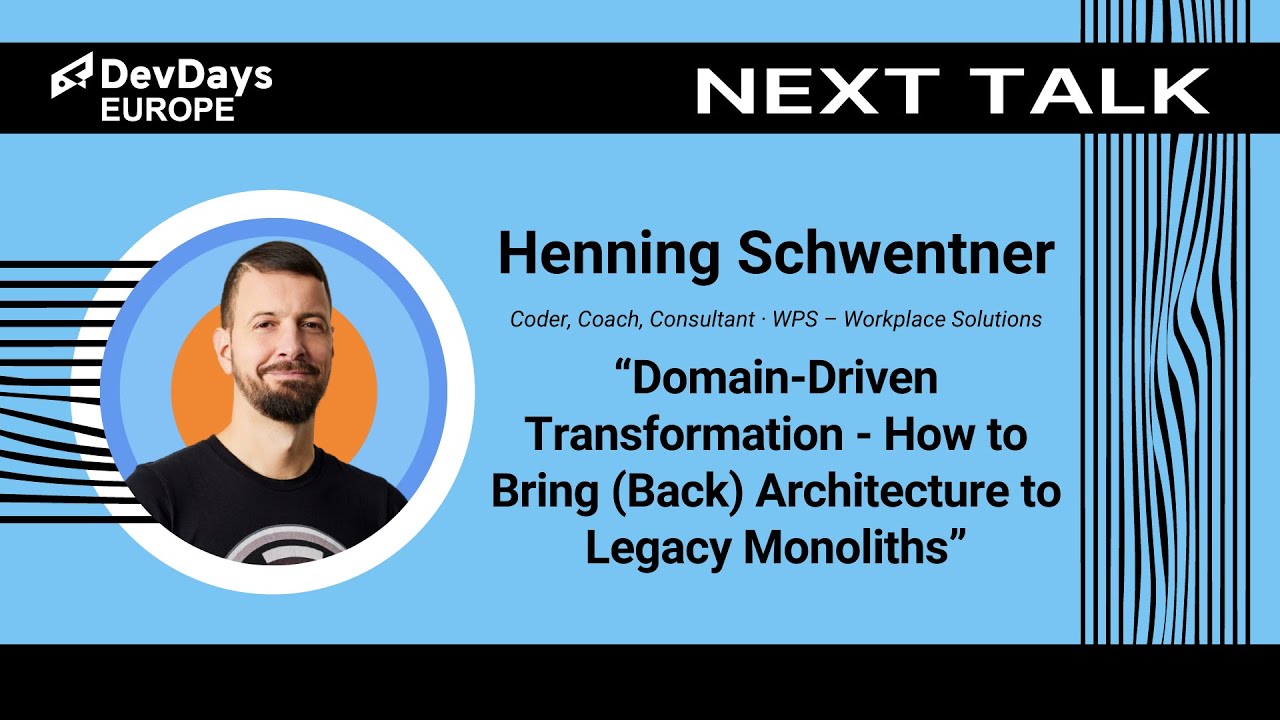 Henning Schwentner: Domain-Driven Transformation