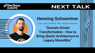 Henning Schwentner: Domain-Driven Transformation
