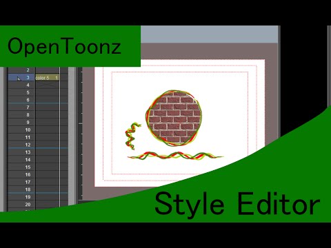 OpenToonz: Style Editor