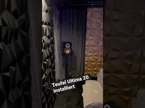Teufel Ultima 20 installed on new stands Home Cinema Home Cinema