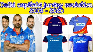 Delhi capitals jursey evolution from 2008 - 2020||dc jursey evolution 2008-2020, #dc, #ind_vs_sa