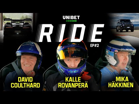 UNIBET RIDE #2: McLaren Senna with Kalle Rovanperä, Mika Häkkinen & David Coulthard