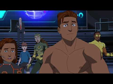 Guardians Of The Globe vs Cecil & ReAnimen Invincible Season 3 Episode 2