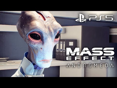 MASS EFFECT: ANDROMEDA Walkthrough Gameplay Part 2 - NEXUS REUNION (4K PS5)