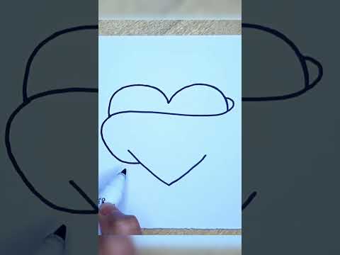 comment dessiner un coeur d'amour facile