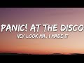 Panic! At The Disco - Hey Look Ma, I Made It (Lyrics)
