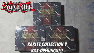 Yugioh Rarity Collection V Box Openings!!! EXTENDED ART CARDS ARE FINALLY HERE!!!