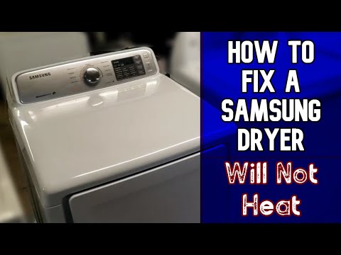 Samsung Dryer Heating Element Replacement - How to Fix a Samsung Dryer Not Heating