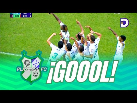 ¡Gol de Georgie Welcome! 45+2 Platense abre el maracdor ante CD Choloma en la jornada 7