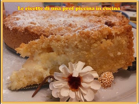 Sbriciolata ripiena di crema di mascarpone e mele