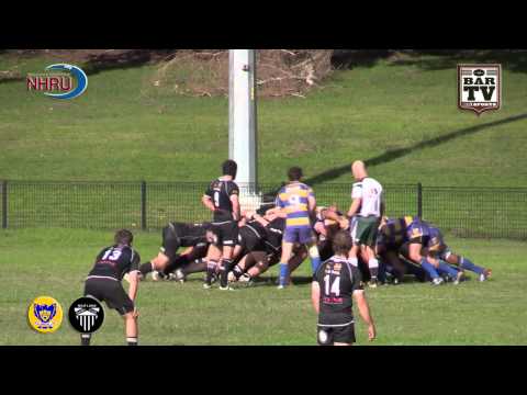 2015 NHRU Round 5 Premier 2 Highlights - Hamilton Vs Maitland