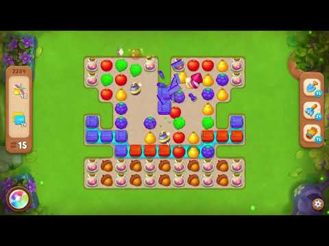Gardenscapes 2284 Level - 17 moves - NO BooSTERS