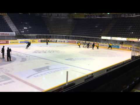 KalPa U20 Morning skate Coffey game