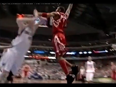 NBA 2005 Playoffs-  Houston vs Dallas- Final minutes Game 2