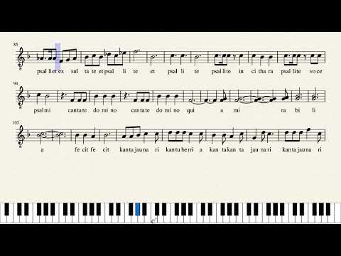 Cantate Domino - Tenor2&3