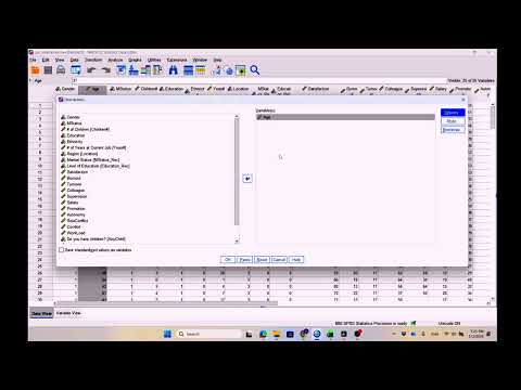 SPSS Beginner Tutorial - Part 3: Mean