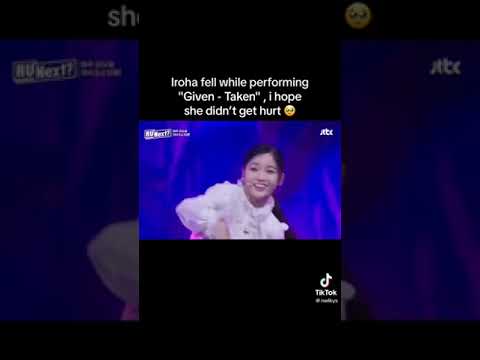 Iroha fell down while performing Given-Taken #runext #iroha #iland2 #iland #belift #kpop