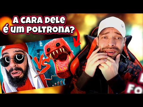 REAGINDO Boxy Boo (Project Playtime) Vs. Mussoumano - Batalha com