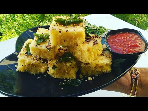 बेसन और सूजी से बनाइए झटपट ढोकला / instant dhokla recipe / Khaman Dhokla Recipe Video