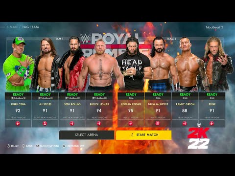 WWE 2K22 Live Stream - Team Special