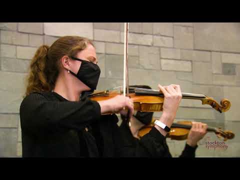 Stockton Symphony String Quartet playing Mendelssohn Quartet No.2 in A major