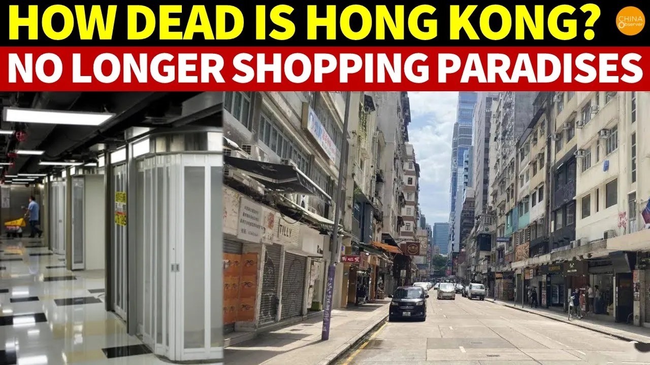 How "Dead" is Hong Kong Now? Malls Are Empty, Bridge Tunnels Full of Unemployed, What Happened?
