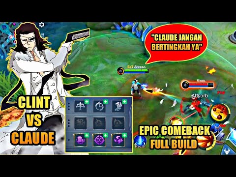 Clint Full Build Epic Comeback, Build Emblem Clint Tersakit 2022 - Road To Top 1 Global Clint MLBB