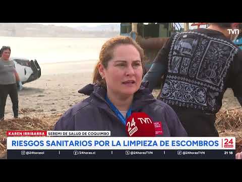 Voluntarios limpian borde costero de La Serena