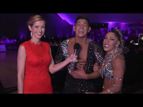 Backstage interview with Ricardo Vega and Karen Forcano. World Salsa Championships . Atlanta,GA.