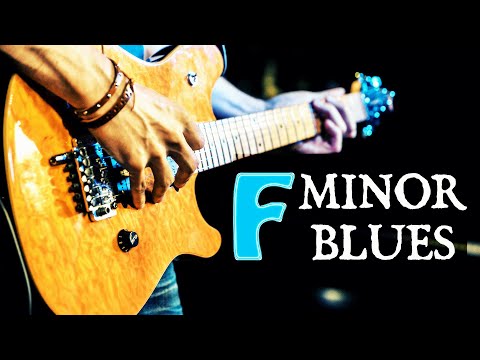 F Minor Blues Backing Track (BB King Style) ☮