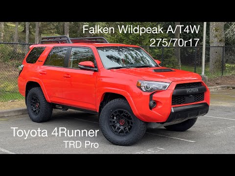 Will Falken Wildpeak A/T4W 275/70r17 Tires Fit a Toyota 4Runner TRD Pro Without Modification?