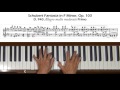 Schubert Fantasia in F Minor Op.103,  D.940 Allegro molto moderato Primo Tutorial