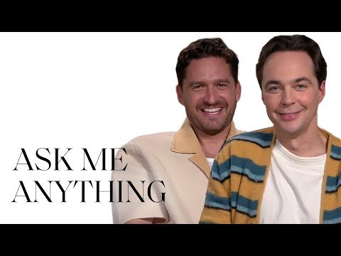 Jim Parsons & Ben Aldridge On Spoiler Alert, Astrology Signs, & Acting Sexy | Ask Me Anything | ELLE