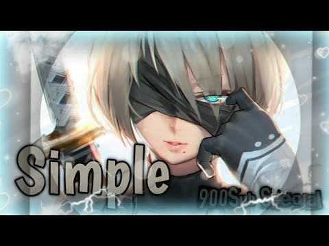 『Nightcore』✘Simple✘《Lyrics》(900 Sub Special)