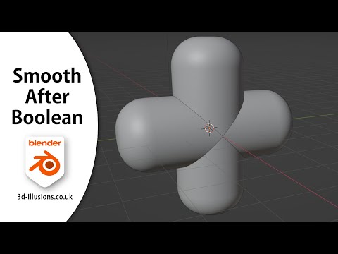 Blender Smooth after Boolean tips