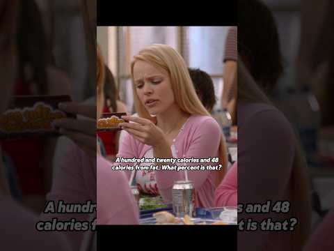 What percent is that? #meangirls #meangirls2004 #reginageorge #rachelmcadams #viral #shorts