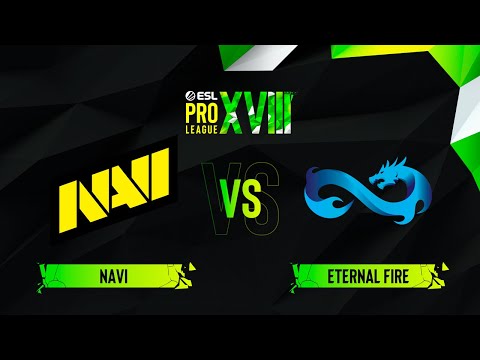 NaVi vs. Eternal Fire - Map 1 [Anubis] - ESL Pro League Season 18 - Quarter-final
