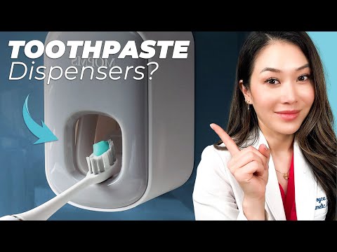 Part of a video titled Toothpaste dispensers and how they work - YouTube