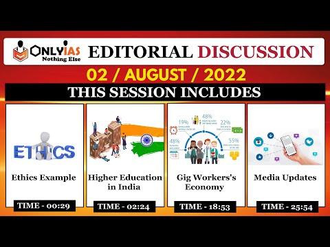 2 August, 2022 | Editorial Discussion and News Paper |Higher Education in local Medium, media ethics