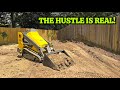 Making Money With A Dump Trailer And Mini Skid Steer